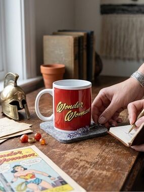 DC Comics Wonder Woman Beautiful As Athena Coffee Tea Mug Cup 2011